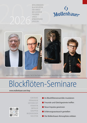 Blockflötenseminare von Mollenhauer 2025 Seminar Folder 2025